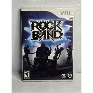 Rock Band (Nintendo Wii, 2008) - Tested - Complete